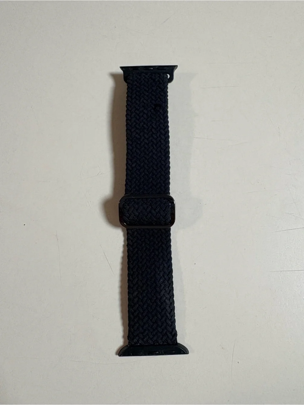Black Braided Loop Watch Band